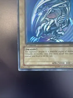 Yu-Gi-Oh! Blue Eyes White Dragon SDK-001 1st Edition MP - Image 4