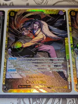 Crocodile OP14-079 Alt Art Leader & 2x OP14-120 SEC Character One Piece TCG - Image 3