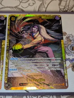 Crocodile OP14-079 Alt Art Leader & 2x OP14-120 SEC Character One Piece TCG - Image 4
