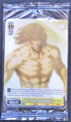 8x Eren Titan: Incoming Battle - Weiss Schwarz Promo - 8 MINT CARDS - Image 1