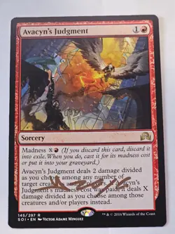 MTG -AUTOGRAPH - Avacyn's Judgment - Victor Minguez - Shadows of Innistrad - Image 1