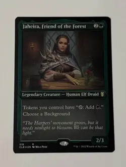 MTG - Jaheira, Friend of the Forest (Foil Etched) CL:Battle for Baldur’s Gate NM - Image 1