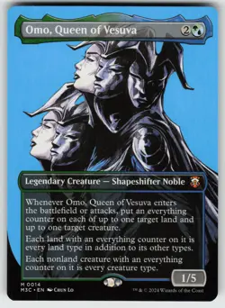 Omo, Queen of Vesuva (Borderless) M Commander: Modern Horizons 3 14 MTG - Image 1