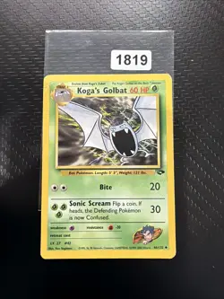 Pokemon TCG Koga's Golbat Gym Challenge 46/132 Regular Unlimited Uncommon WOTC - Image 1