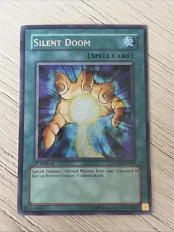 Yugioh Card - Silent Doom GLAS-EN094 Gladiator's Assault 1st Edition - Image 1