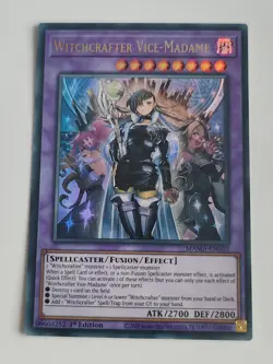 MAMA-EN020 Witchcrafter Vice-Madame :: Ultra Rare 1st Edition Mint YuGiOh Card - Image 1