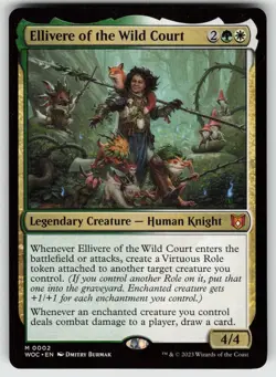 Ellivere of the Wild Court M Commander: Wilds of Eldraine 2 MTG - Image 1