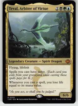 Teval, Arbiter of Virtue M Tarkir: Dragonstorm 230 MTG - Image 1