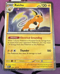 Raichu (Cosmos Holo) 026/165 Miscellaneous Cards & Products Holo - Image 1