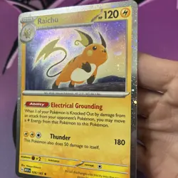 Raichu (Cosmos Holo) 026/165 Miscellaneous Cards & Products Holo - Image 3