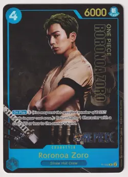 Roronoa Zoro P-056 Premium Card Collection Live Action LP One Piece TCG English - Image 1