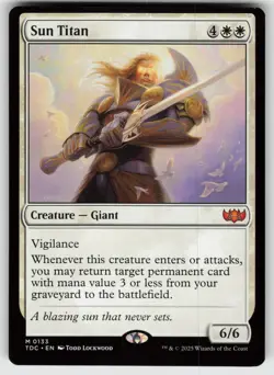 Sun Titan M Commander: Tarkir: Dragonstorm 133 MTG - Image 1