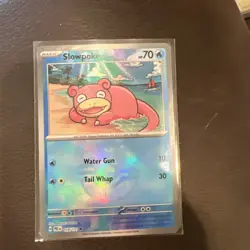 Pokemon TCG Slowpoke Masterball Reverse Holo Card 018/131 Prismatic Evolutions - Image 2