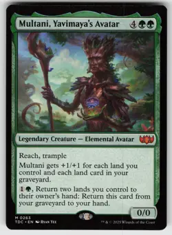 Multani, Yavimaya's Avatar M Commander: Tarkir: Dragonstorm 263 MTG - Image 1