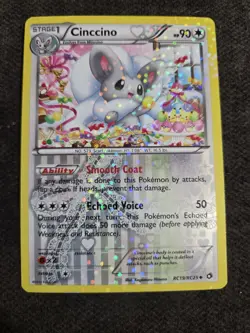 Pokemon TCG Legendary Treasures Radiant Collection Cinccino RC19/RC25 Holo Card - Image 1