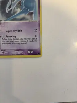 Pokemon TCG Lugia POP Series 5 2/17 80 HP Basic Rare Holo 2007 English Card LP - Image 4