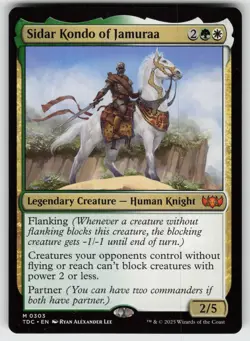 Sidar Kondo of Jamuraa M Commander: Tarkir: Dragonstorm 303 MTG - Image 1