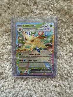 Pokemon TCG Leafeon EX Prismatic Evolution Double Rare 006/131 NM Card - Image 3