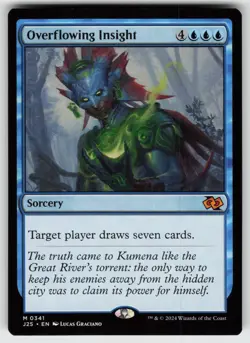 Overflowing Insight M Foundations Jumpstart 341 MTG - Image 1