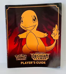 POKEMON TRADING CARD GAME SCARLET & VIOLET OBSIDIAN FLAMES PLAYERS GUIDE BOOKLET - Image 1