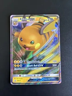Raichu GX SM213 Hidden Fates Black Star Promo Pokemon Cards TCG Near Mint NM - Image 1
