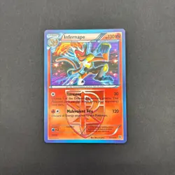 Infernape Pokemon Card 2012 Plasma Storm Holo Rare Card 17/135 - Image 1