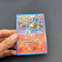 Infernape Pokemon Card 2012 Plasma Storm Holo Rare Card 17/135 - Image 2
