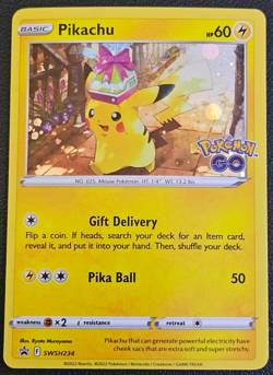 Pikachu SWSH234 SWSH: Sword & Shield Promo Cards Holo NM - Image 1