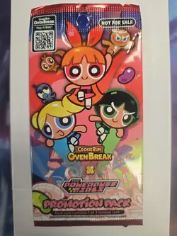 Cookie Run Oven Break X Power Puff Girls Promo Card Prize Pack Sealed English - Image 1