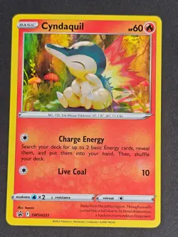 Cyndaquil - Holo Promo SWSH: Sword & Shield Promo Cards SWSH221 NM - Image 1