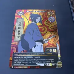 Sasuke Uchiha Holo Promo Card English Near Mint Samurai Rare - Image 2