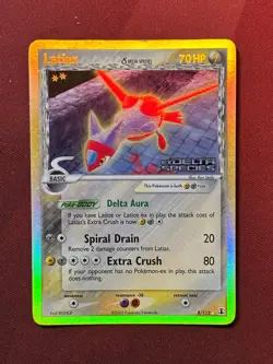 LATIAS [Delta] 8/113 EX Delta Species REVERSE HOLO STAMPED Pokemon TCG card NM+ - Image 1