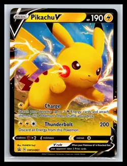 SWSH: Sword & Shield Promo Cards #SWSH061 Pikachu V - Image 1