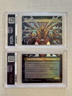 Vanille & Fang Borderless Foil Sequential Certs MTG Final Fantasy PSA 10 - Image 2
