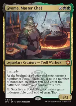 GYOME, MASTER CHEF Mythic Secrets of Strixhaven Commander NM MTG - Image 1