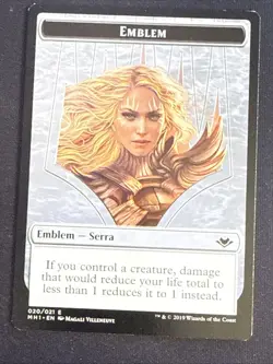 1x Serra the Benevolent Emblem (020) Modern Horizons LP MTG Magic The Gathering - Image 3