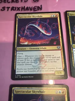 Spectacular Skywhale- Mtg: SOS - U 0229 (x4) - Image 2
