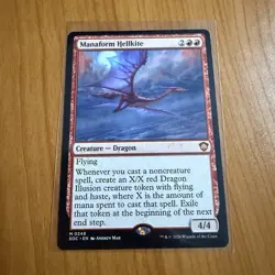 Manaform Hellkite - N/M - Secrets Of Strixhaven Magic The Gathering MTG - Image 1
