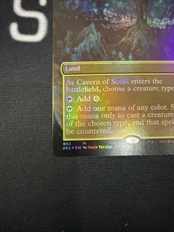 1x Cavern of Souls ~~ Borderless - Foil NM-Mint, English Double Masters 2022 MTG - Image 5