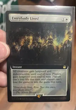 MTG Everybody Lives! Extended Surge Foil - Dr Who Set - 0929 Rare Instant - Image 1