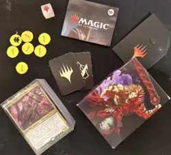 Magic: The Gathering Deck Brimaz, Blight of Oreskos with Tokens, Dice, Deck Box - Image 1