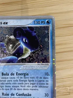 Pokemon CCG- Lapras EX 99/109 -Ruby & Sapphire-Ultra Rare Holo-LP/NM- Portuguese - Image 2