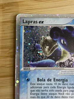 Pokemon CCG- Lapras EX 99/109 -Ruby & Sapphire-Ultra Rare Holo-LP/NM- Portuguese - Image 3