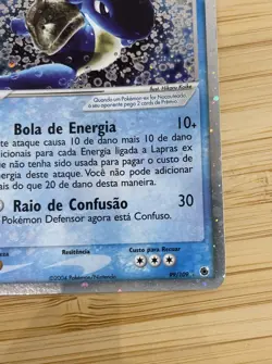 Pokemon CCG- Lapras EX 99/109 -Ruby & Sapphire-Ultra Rare Holo-LP/NM- Portuguese - Image 5
