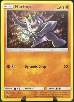 Pokemon TCG Machop 6/12 Promo Holo McDonald's Promos 2018 NM - Image 1