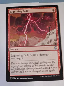 MTG - Lightning Bolt - Ravnica Clue Ediition - Image 1