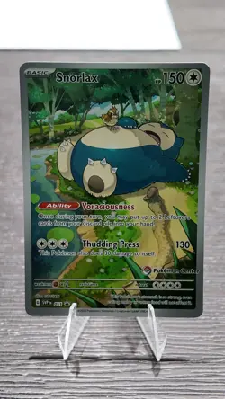 Snorlax 051 - Scarlet & Violet 151 Pokemon Center Stamped Promo - Image 1