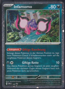 Infamomo SVP149 - Karmesin Purpur Black Star Promo - DE - NM - Pokemon TCG - Image 1