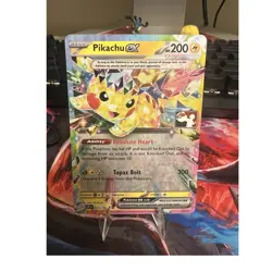 Pokemon Pikachu ex 057/191 Prize Pack Stamped - Image 1