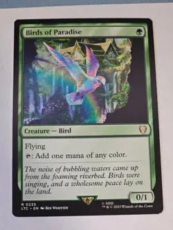 MTG - Birds of Paradise - Commander: Lord of the Rings UB - Image 1
